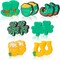 Silicone Focal Beads Kit, 14 Pcs St. Patrick's Day Theme, Assorted Shapes, Silicone Beads Bulk for Jewelry Making